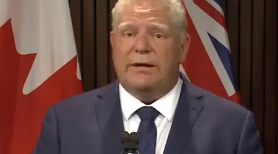 Ontario Premier Questions Throne Speech