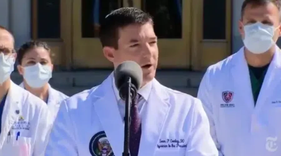 Dr.-Sean-Conley Confusion Around Date Of Trump’s COVID-19 Diagnosis