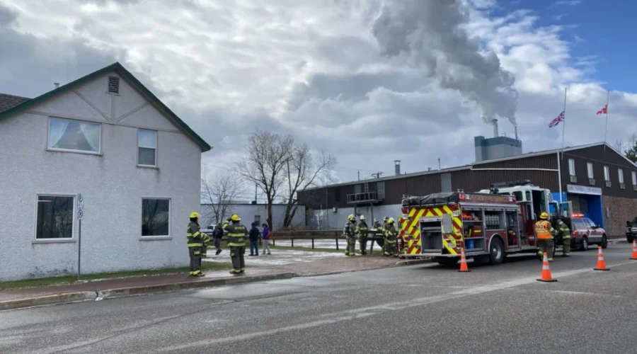 Dryden Fire Service Responds To Business Fire