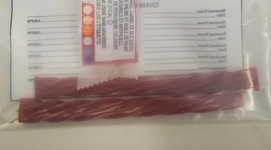 Razor Blade in Halloween Treat in Kenora