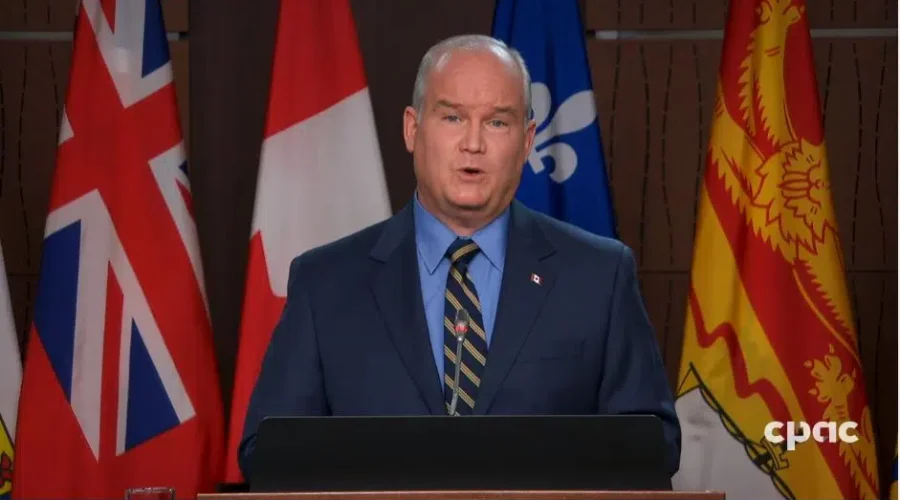 erin-o-toole-talking O’Toole Calls For Business Help, Vaccine Details