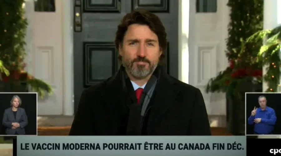 trudeau-outside-cpac-dec20 Trudeau Addresses CERB Repayment