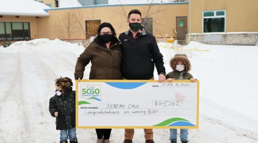 5050sl-1 Caul Family Winners Of Sioux Lookout 50/50