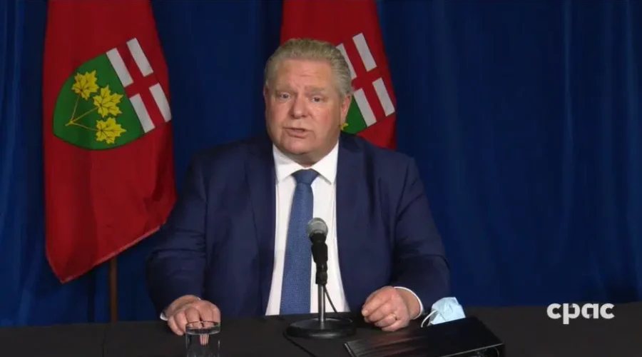 doug-ford-cpac-jan29-2021 Rapid Testing To Begin At Pearson Airport