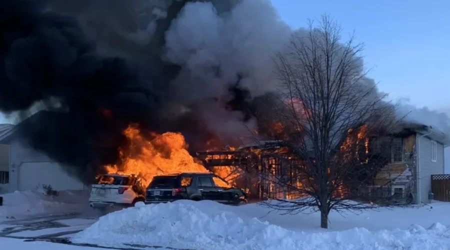 Update: Fire Destroys Dryden Home