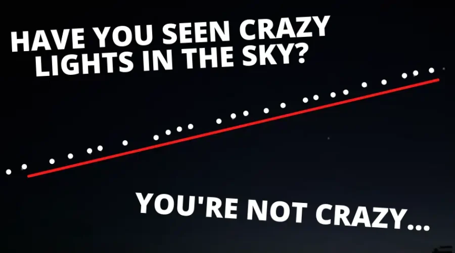 Blinking Lights In The Sky? You’re Not Crazy!