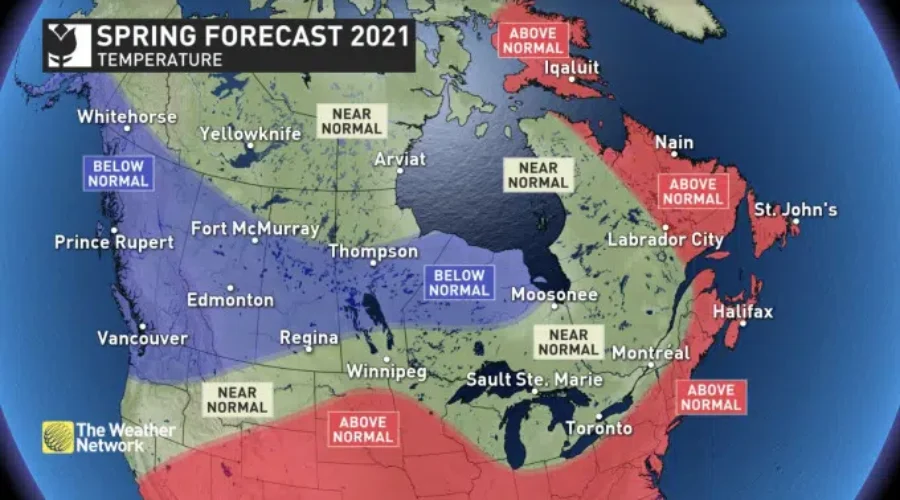 Weather Network Expects A Normal Spring