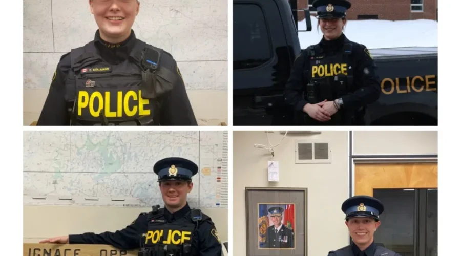 Dryden And Ignace Welcoming New Officers