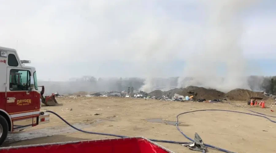 Landfill Open After Fire