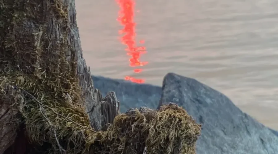 Red Lake Smokey Sunset