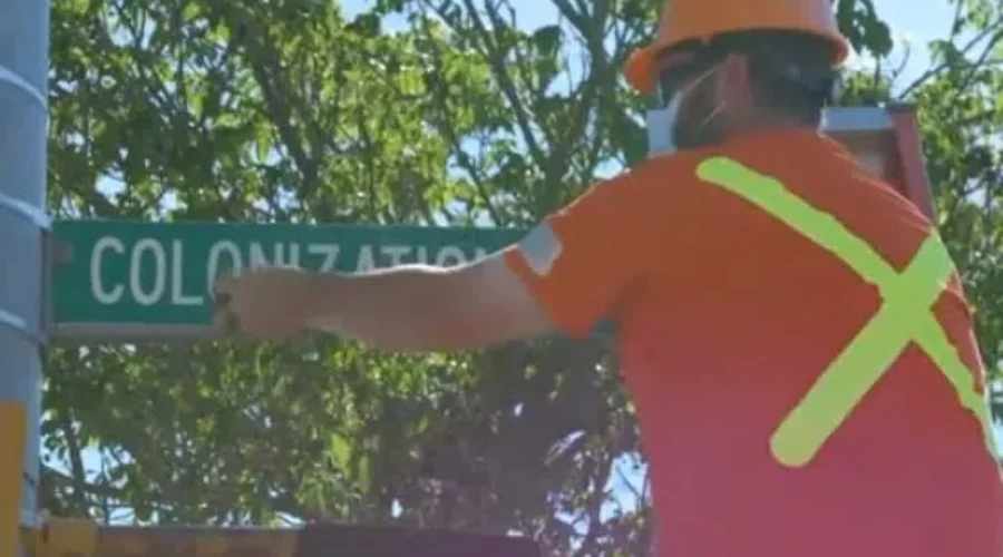 signremoval *UPDATE: VIDEO Colonization Name Removed