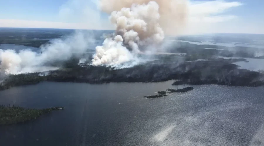 red-lake-fire-124-file-photo-courtesy-of-ontario-forest-fires-twitter-2 Improved Fire Conditions Across The North