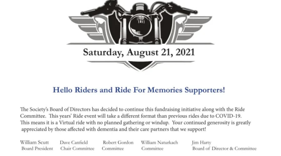 ride-for-memories-1 Fundraising Underway For Virtual Alzheimer’s Ride For Memories
