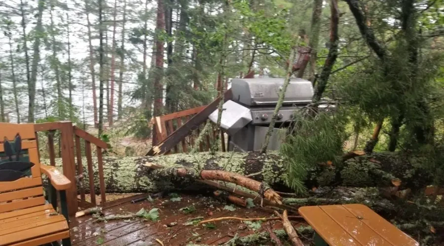 storm-damage-fort-frances Storm Hits East Of Fort Frances