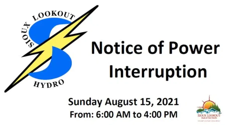 Planned Power Outage In Sioux Lookout Area
