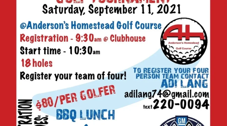 Martin Anderson Golf Tournament Set For September 11