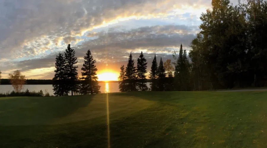 Red Lake Golf Course Sunset