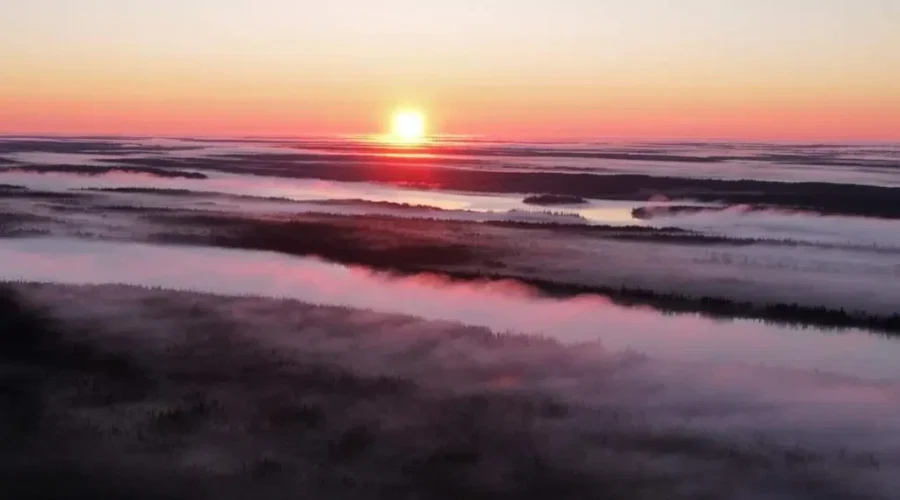 sunrise-shot-with-a-drone-taken-by-garrett-hudson-in-wawakapewin-first-nation-photo-submitted-by-melissa-childforever Another Day Begins