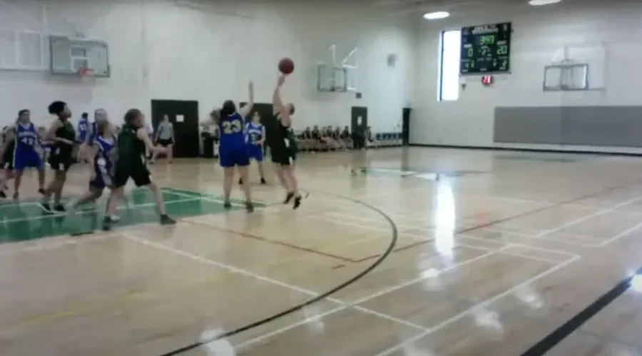 Eagles And Warriors Tangle On Court In Sioux Lookout