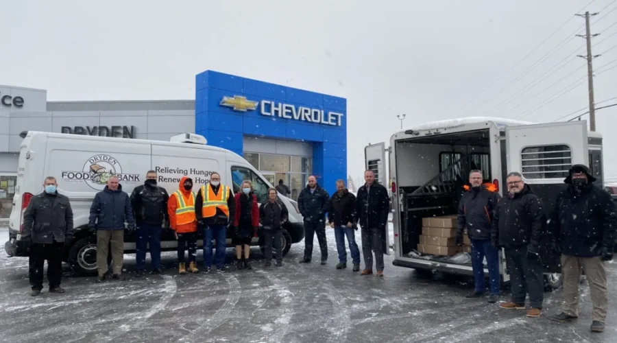 Dryden GM Donates Turkeys To Food Bank