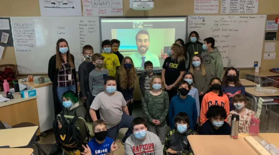 melillo-visit-1 MP Melillo Speaks Virtually With Open Roads Class