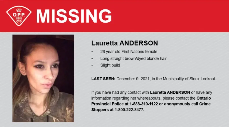 missing-lauretta-anderson-1 FOUND: Missing Sioux Lookout Woman