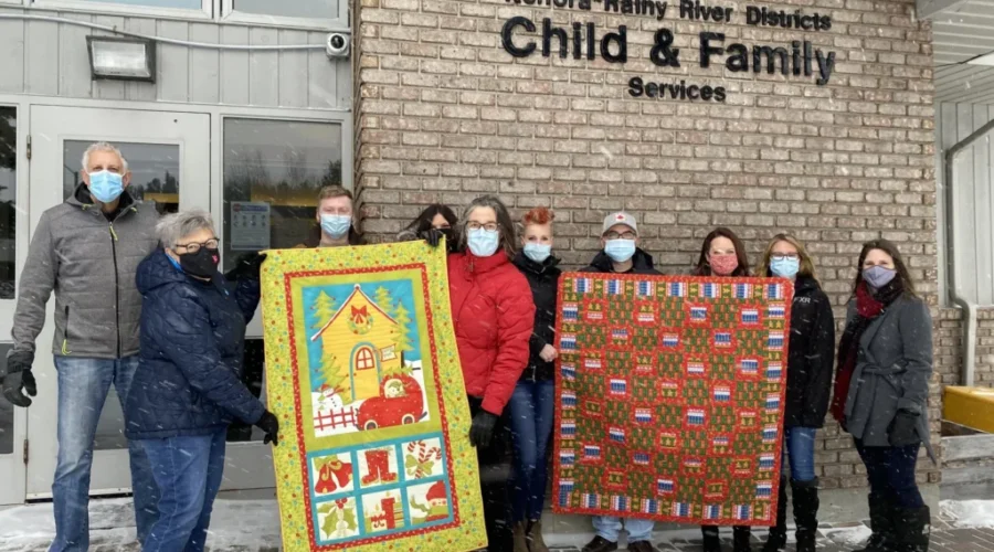 Retired Teachers Donate Quilts For Kids In Care