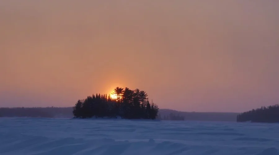 Lac Seul Ice Road Area