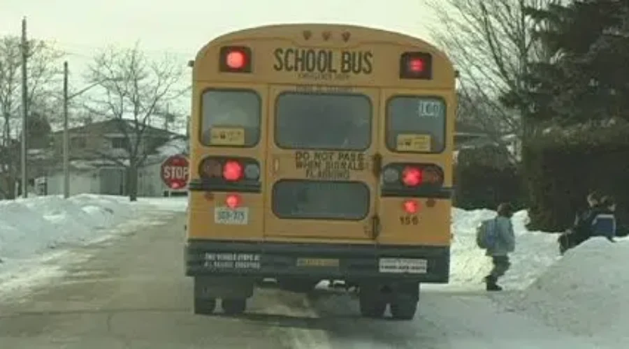 One School Bus Cancelled
