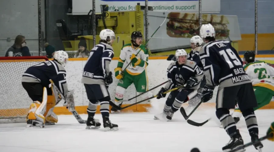 saturdaygame-1 Dryden Wins Testy Affair; Miners Offence Explodes