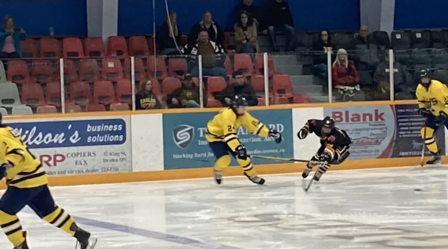Split For Dryden Eagles On Ice