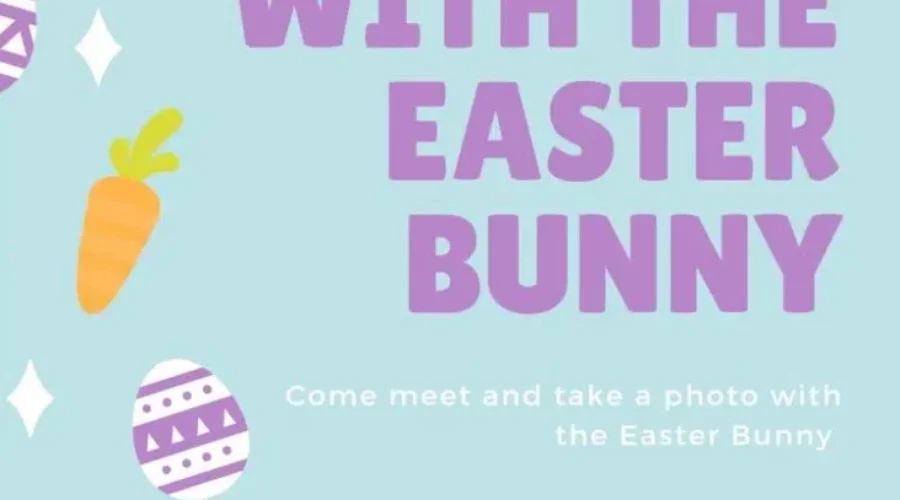 Easter Bunny Meeting With Local Kids Saturday