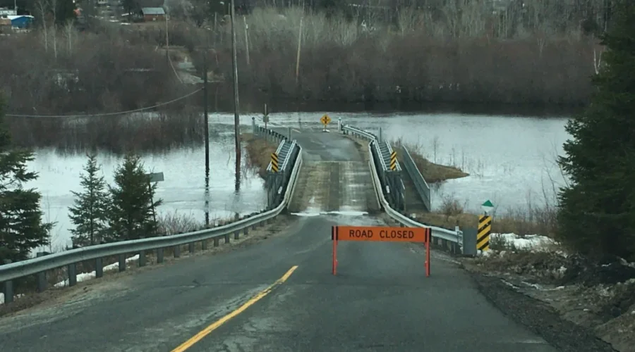 Warning Of Potential Flooding In Dryden Area