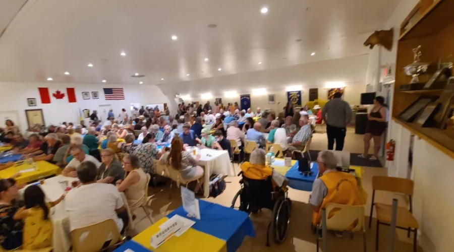 Over $5,000 Raised At Vermilion Bay Lions Supper