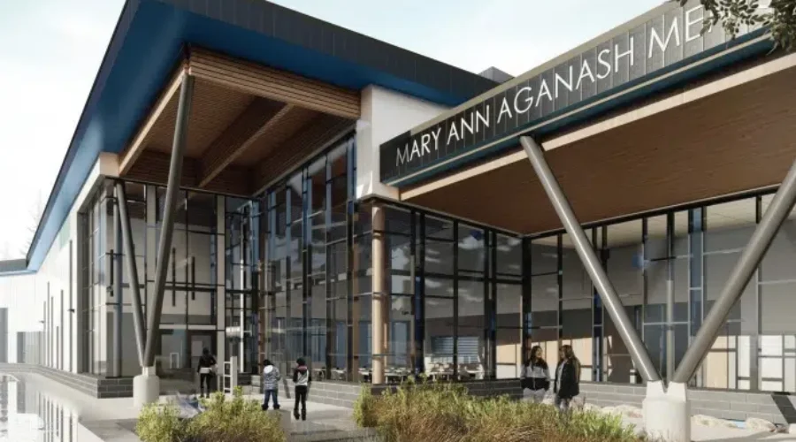 newschool-1 Construction Set For New School In Kingfisher Lake