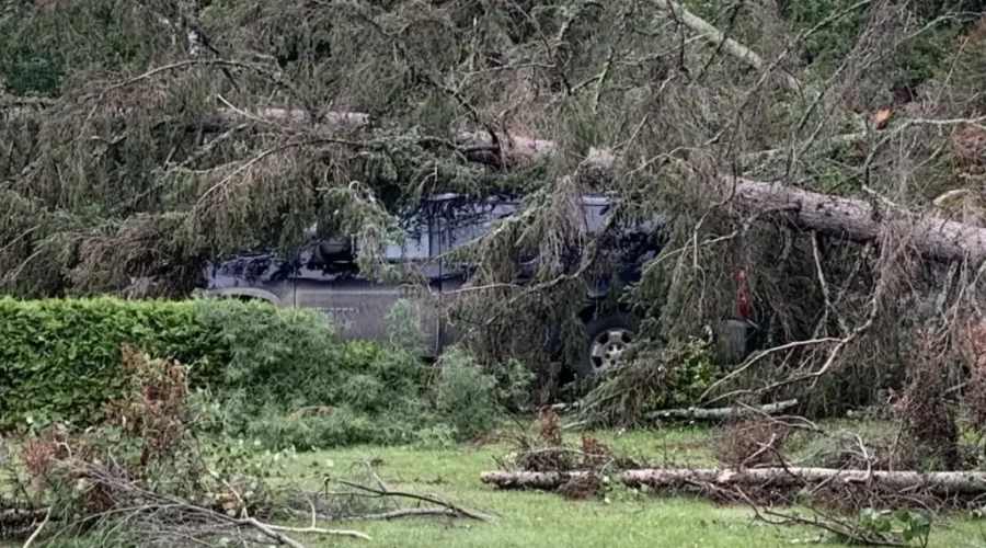 Tornado Believed To Have Touched Down Near Caliper Lake