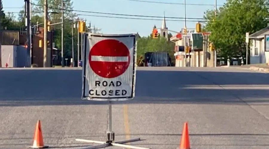 Road Closure In Dryden