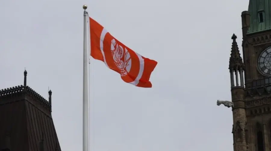 survivors-flag-1 Survivors Flag Flys Over Parliament Hill
