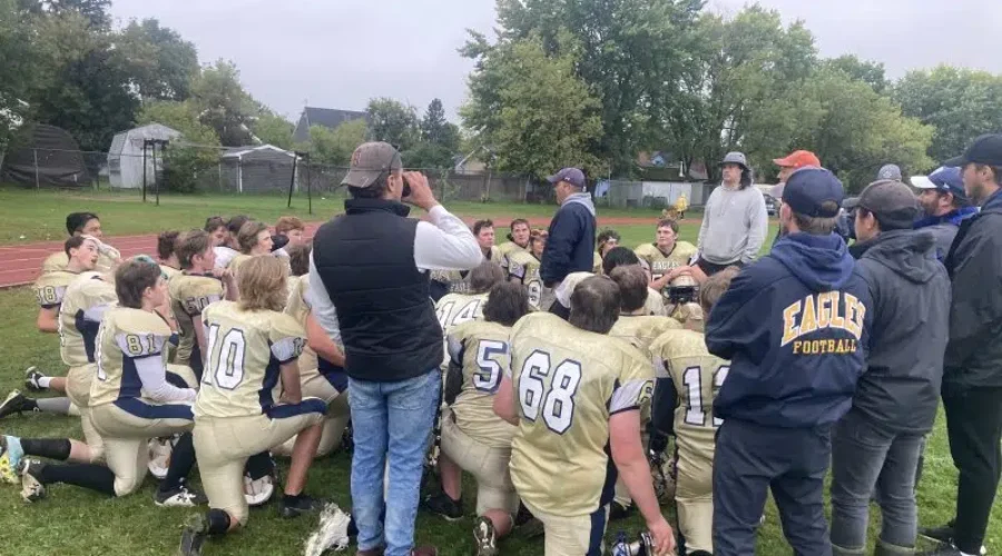 Dryden Eagles Football Team Welcomes St. Johns Today