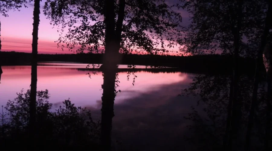 Sunrise Over Spine Lake
