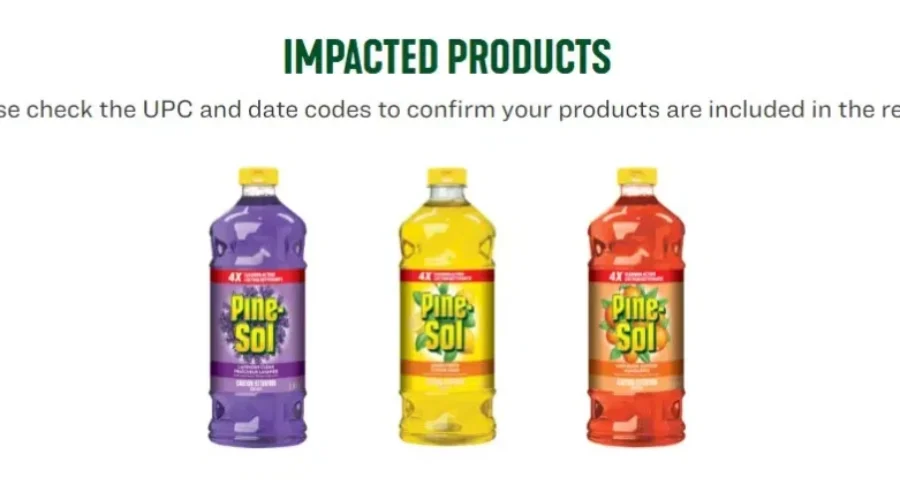 pine-sol-recall Clorox Recalls Some Pine-Sol Products