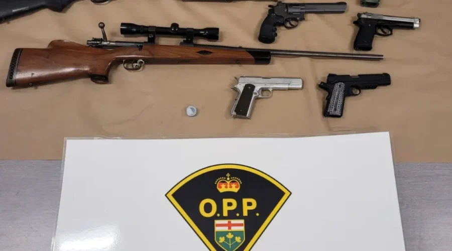 OPP Find Weapons/Drugs During Traffic Stop; 4 Arrests Made
