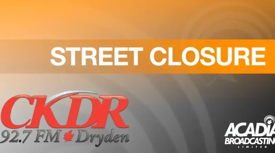Road Closure Notice In Dryden