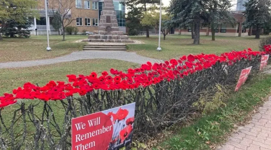 Remembrance Day Service In Dryden