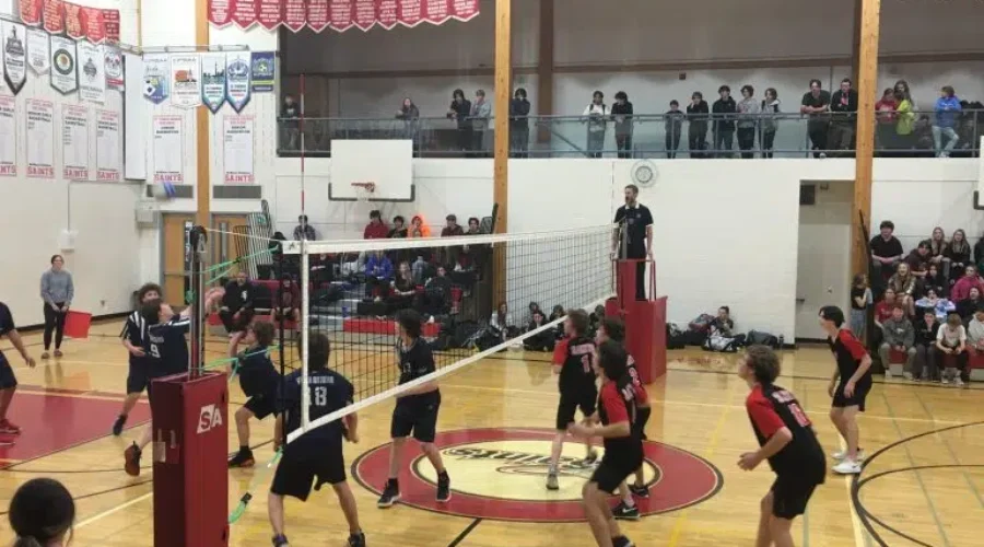 Red Lake/Pelican Falls In Action On The Court