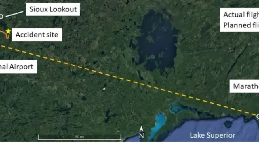 tsb-map Lack Of Pilot Qualifications Likely Led To Plane Crash