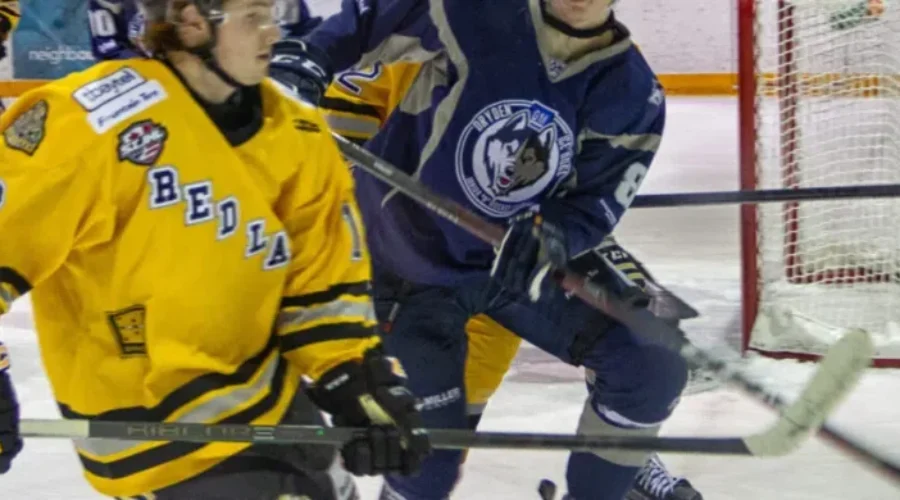 dryrl-1 Red Lake Defeats Ice Dogs; Bombers Victorious