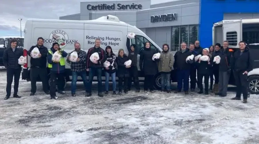 Dryden GM Donates 132 Turkeys To Food Bank