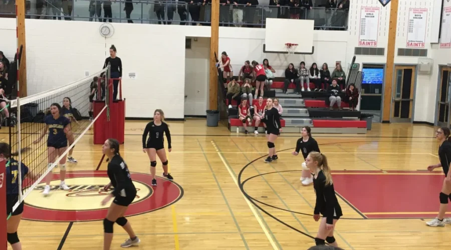 broncos-vb Winter Blast Girls Volleyball Tournament Under Way