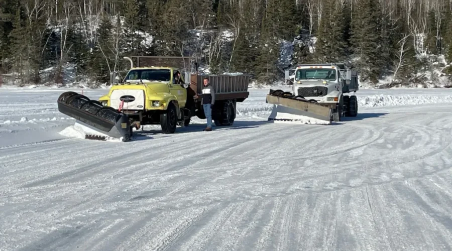 ice-road-plow Multi-Year Funding For Northern Ice Roads